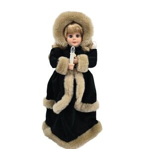 Vintage Holiday Time Motion-ettes 18 Inch Animated Illuminated Musical Figure